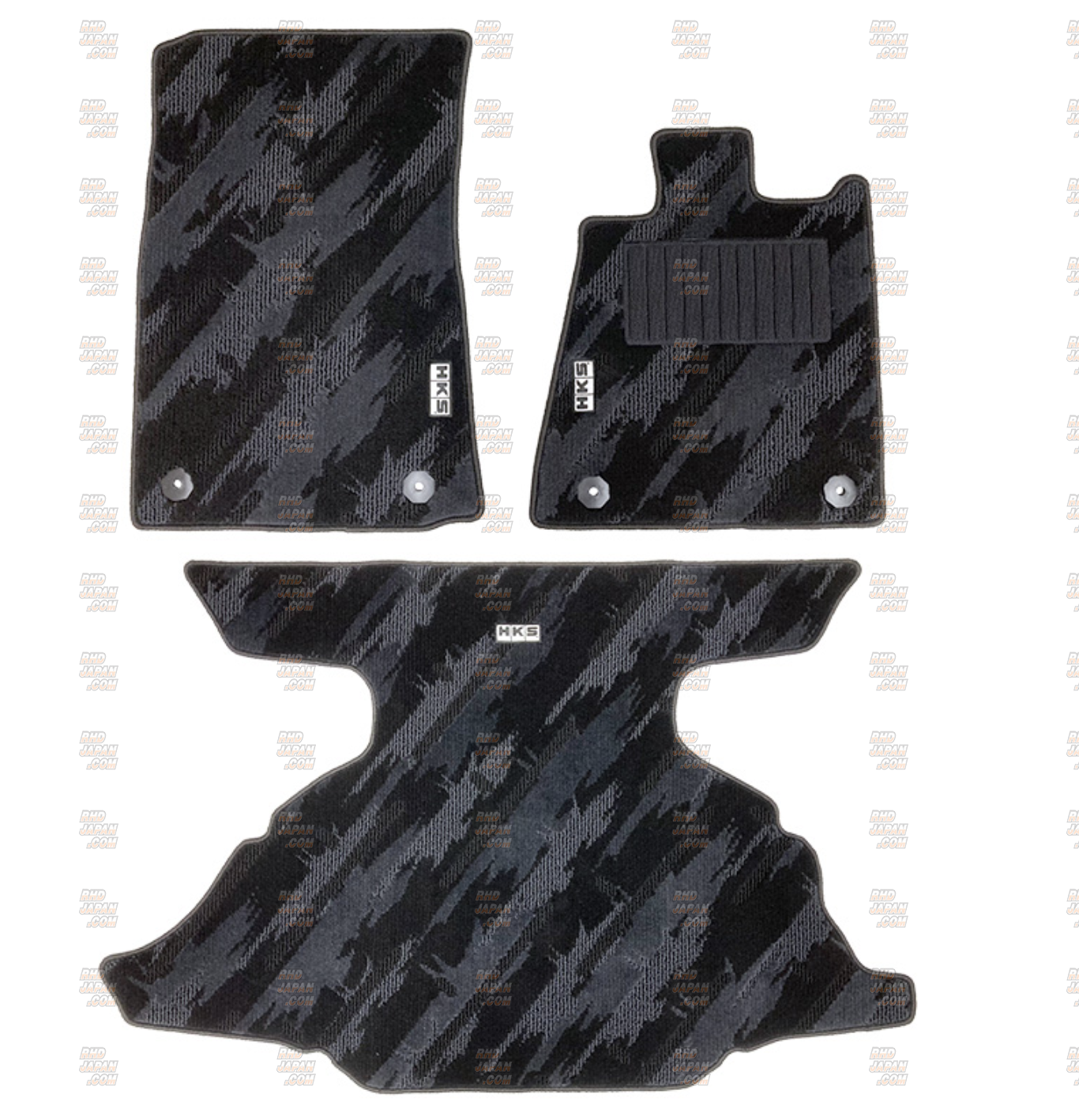 HKS Premium Goods Floor Mats & Luggage Mat Set Mono-Tone Oil Color Print - Fairlady Z RZ34 M/T